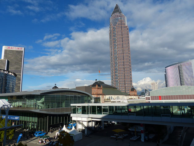 Skyline Frankfurter Buchmesse 2013