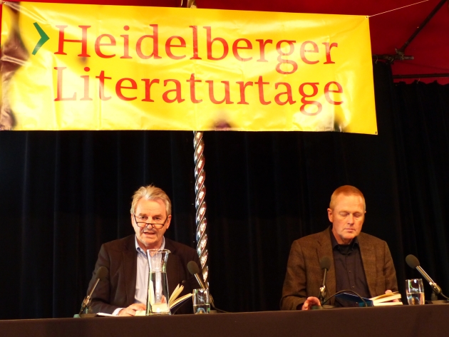 Jakob Kllhofer und Olaf Khl bei den Literaturtagen 2014 in Heidelberg