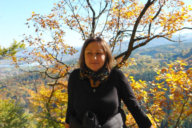 Elżbieta Nowakowska-Kühl w Michałowicach, 18 października 2017 r.