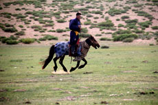 Reiter in der Mongolei