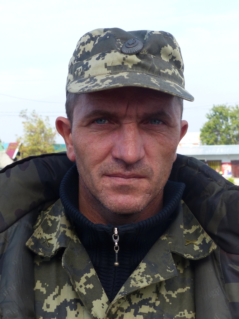 Ukrainischer Soldat in Odessa