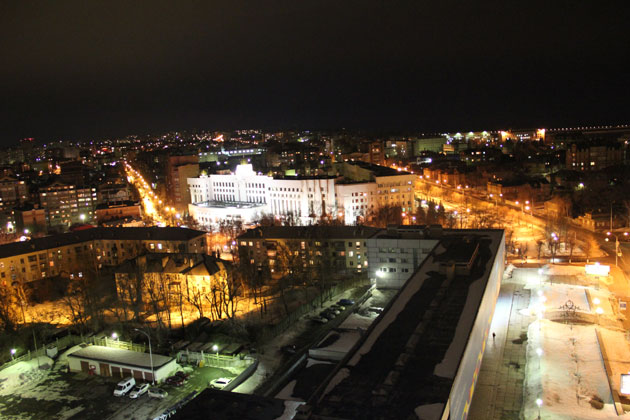 Uljanowsk - Blick aus dem Hotel